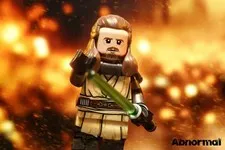 LEGO Star Wars Abnormal Custom Armored Qui Gon Jinn Pad Printed Minifigure NEW