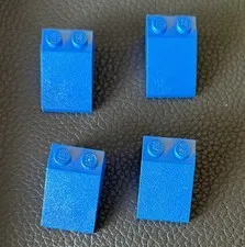 LEGO 3298 Slope 45° Lot 4 Blue 2x3 Roof Tiles