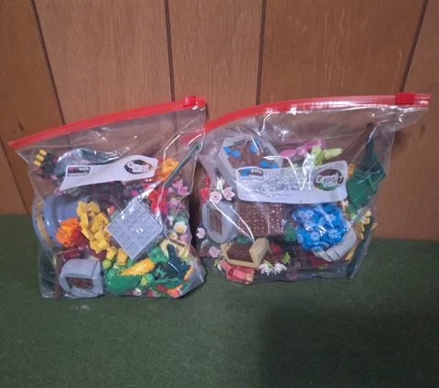LEGO Bulk Botanical Lot Mixed Bricks Pieces Parts, Bagged.