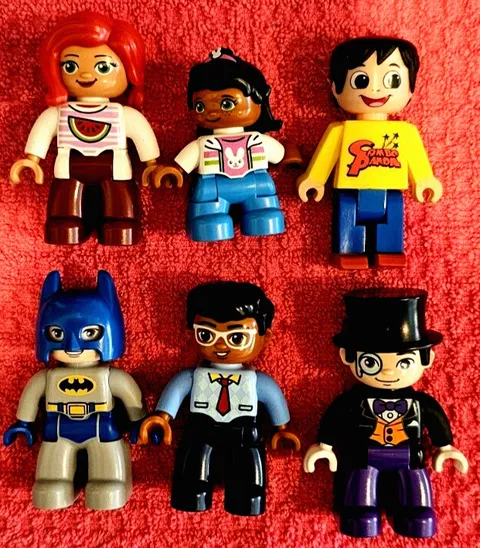 Lego Duplo Figures Batman Joker Family 6 Random 2.75 tall