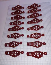 16 Lego 45749 Dk Red Bionicle Lower Leg Section Rahkshi type Genuine Lego 16 pcs