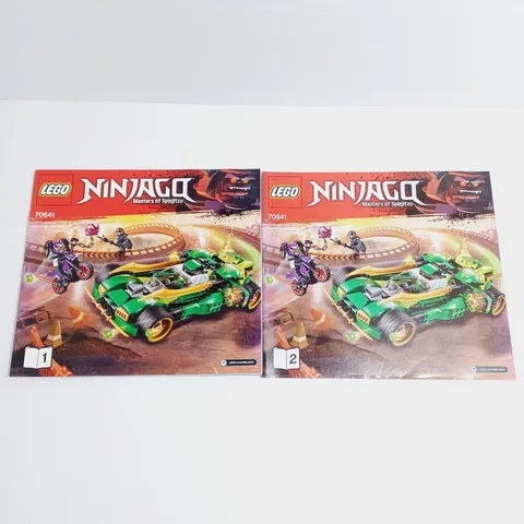 Lego Instructions Only 70641 Ninjago Masters of Spinjitzu Ninja Nightcrawler