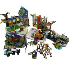 LEGO Friends lot 41361 41364 41727 41717 Incomplete Minifigs Stable Dog Rescue