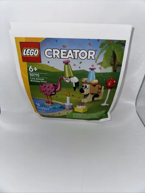 Lego Creator Cute Animal Birthday Party 30715 New And Sealed