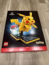 Lego Pokemon 72152 Pikachu And Poke Ball 2050pc Set New In Box SEALED