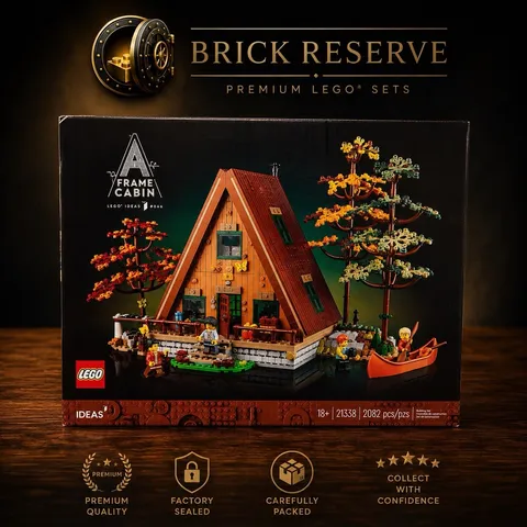 LEGO Ideas 21338 A-Frame Cabin NEW Factory Sealed Retired Collectible