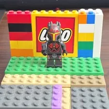 LEGO Star Wars The Mandalorian Gar Saxon Minifigure with Gun + Jetpack (75316)