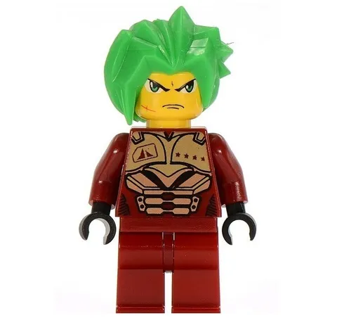 Lego Exf017 Takeshi Gold Armour Minifigure Exo-Force from set 8102 Blade Titan
