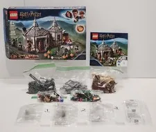 Lego Harry Potter Hagrid's Hut Buckbeaks Rescue 75947 Box Manual Original Bags