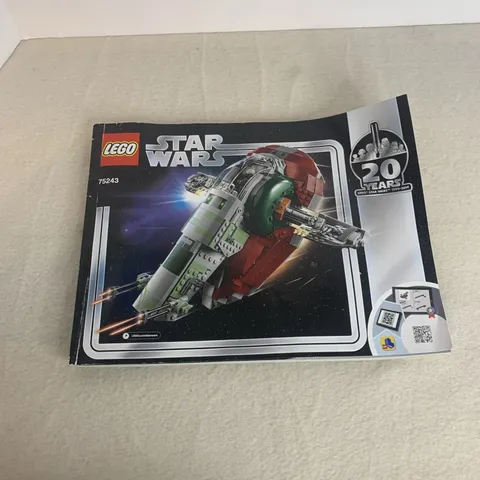Lego Star Wars 75243 Slave I - 20th Anniversary Edition INSTRUCTIONS MANUAL ONLY