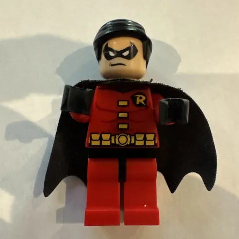 LEGO Robin Minifigure Black Cape Super Heroes Batman 6860 6857 30166 sh011