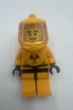 Lego Hazmat Danger Radiation Minifigure As Is Mini Figure Biohazard