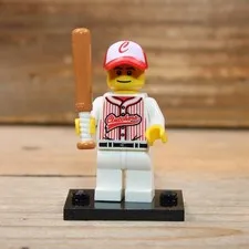 LEGO Baseball Player Bat Clutchers Series 3 Collectible Minifigure col047
