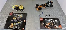 Lego 42026 42031 Technic Lot 2 Sets Black Champion Racer Cherry Picker