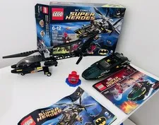 LEGO Super Heroes Vehicle Lot 76011 Batcopter 76006 Iron Man Boat NO MINIFIGURES