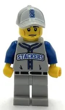 Lego New Baseball Fielder Series 10 Minifigure  Only