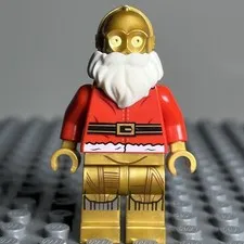Lego Santa C-3PO Minifigure Star Wars 75097 sw0680 - 3i