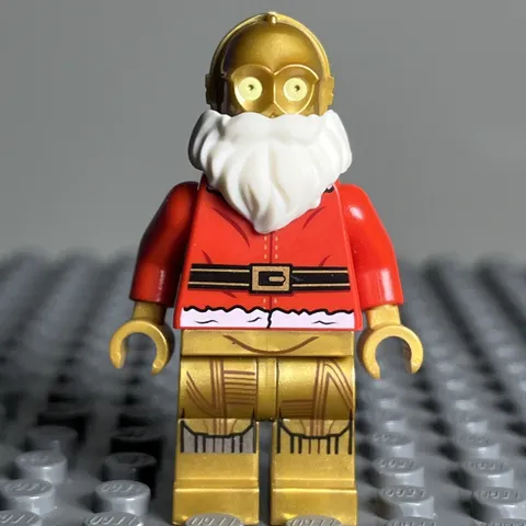 Lego Santa C-3PO Minifigure Star Wars 75097 sw0680 - 3i