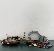 Lego 2009 Indiana Jones and the Last Crusade Venice Canal Chase Incomplete Set
