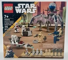 LEGO Star Wars 75372 Clone Trooper Battle Droid Battle Pack 215 Pcs New Sealed