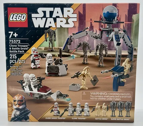 LEGO Star Wars 75372 Clone Trooper Battle Droid Battle Pack 215 Pcs New Sealed