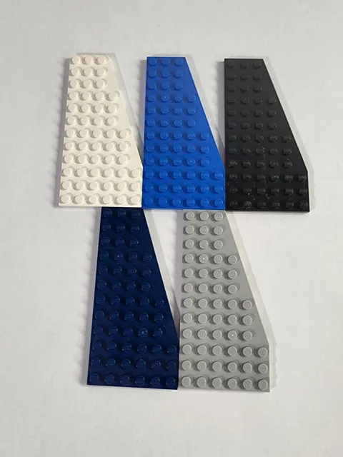 LEGO Part 30356 12x6 Wedge Plate Right w Cut Corner U PICK COLOR / QUANTITY EUC