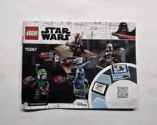 LEGO Star Wars 75267 Mandalorian Battle Pack Instruction Manual ONLY