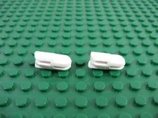 1986 LEGO White Arm Piece Straight with 2 and 3 Fingers 6750 (2 PCS) #3612
