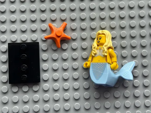 Lego Series 9 Minifigure Mermaid w/ Orange Starfish col09-12 CMF Complete