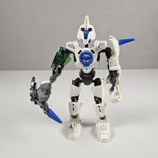 LEGO Hero Factory Stormer Figure White Blue Robot Action Figure Incomplete