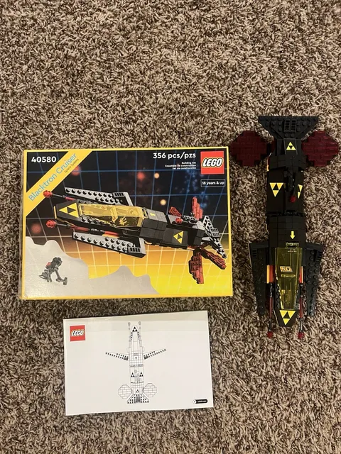 LEGO Icons Blacktron Cruiser 40580 Limited Edition 356pcs No Minifigs