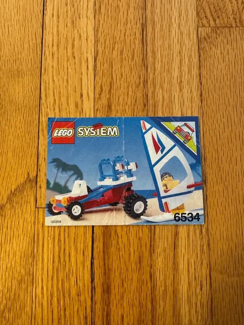 Lego Town Beach Bandit (6534) Instruction Booklet Only