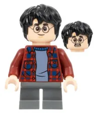 LEGO Harry Potter Plaid Flannel Shirt Short Legs Minifigure HP143
