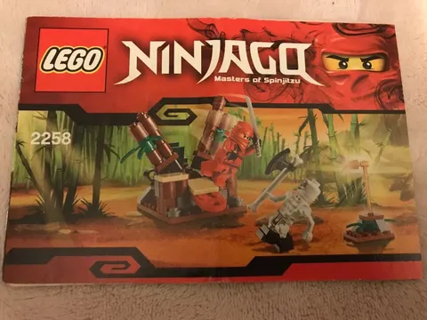 LEG0 Instructions ONLY NO Bricks Ninjago 2258