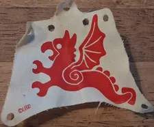 K  Lego Cloth Sail 12 x 10 Red Flying Dragon Pattern sailbb19 Black Knights 6057
