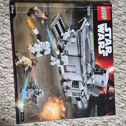 LEGO Star Wars 75103 First Order Transporter Illustrated Manual Booklet EN