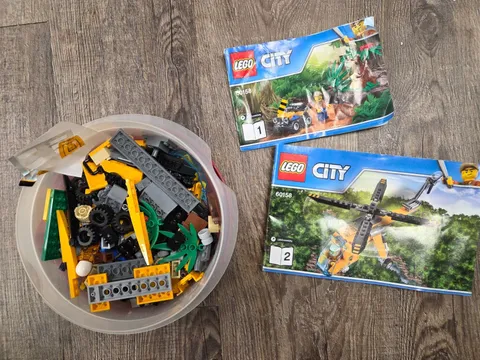 Lego City Jungle Cargo Helicopter 60158 Kit Set