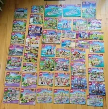 HUGE🔥LEGO City Friends Lot 46+ Instruction Manuals Book No Bricks Booklets Only