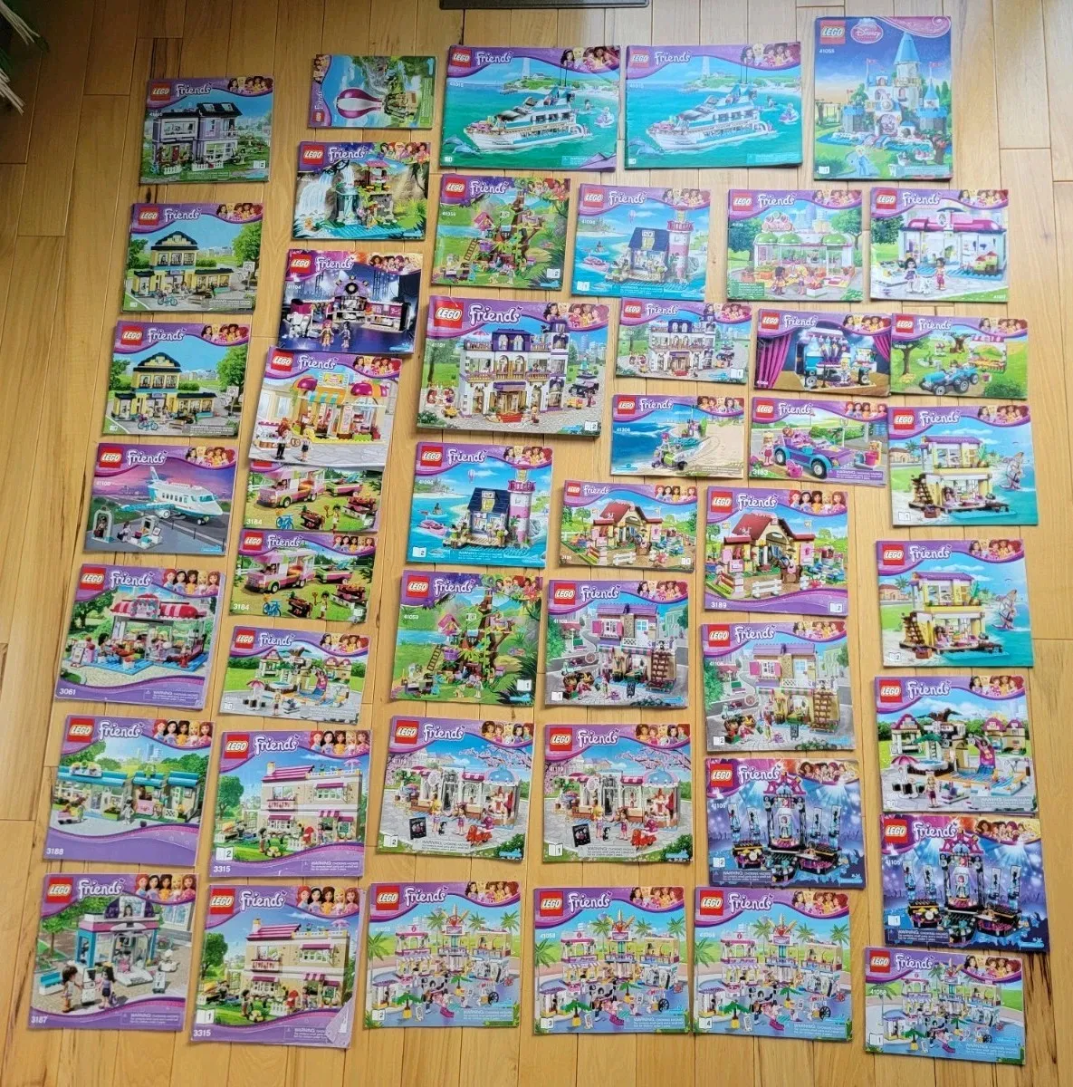 HUGE🔥LEGO City Friends Lot 46+ Instruction Manuals Book No Bricks Booklets Only