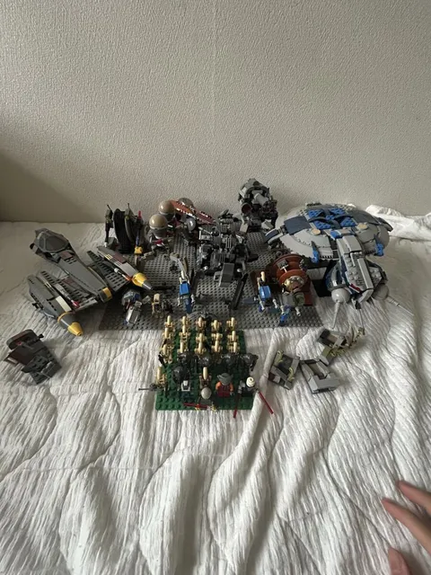 LEGO Star Wars Clone Wars Large Lot 9 Sets Minifigures 25 Figures Included