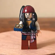 LEGO Pirates Captain Jack Sparrow Minifigure