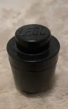 Black Lego Stackable Storage Container