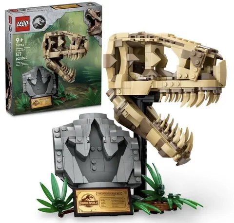 LEGO® Jurassic World Dinosaur Fossils: T. Rex Skull (#76964) New w/Free Shipping