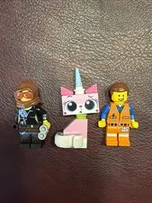 LEGO Movie Minifigure - Emmett + Lucy Wyldstyle + Unikitty