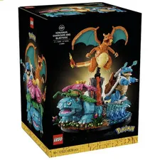 LEGO 72153 Pokémon Venusaur Charizard Blastoise Empty Box & Manuals, No Pieces