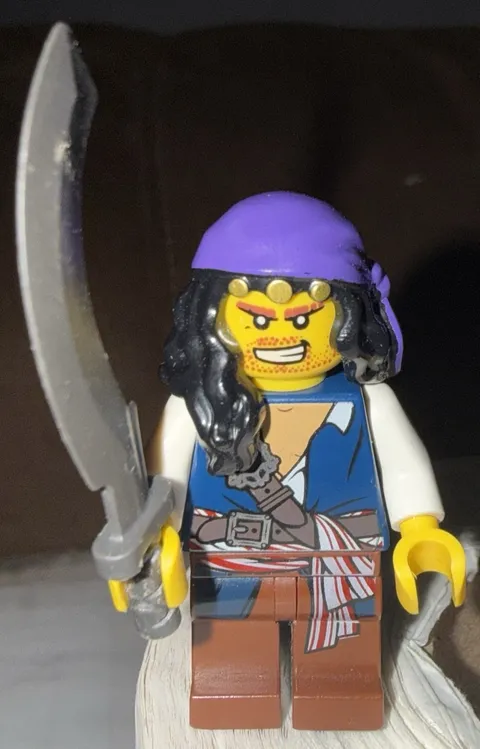 LEGO Pirate Custom Minifigure with Sword