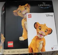 LEGO Disney Young Simba the Lion King BOX and INSTRUCTIONS ONLY (43247)