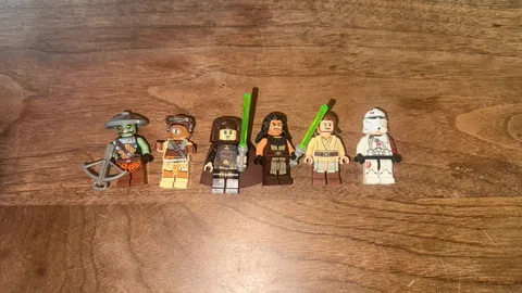 Lego Star Wars Mini Figure Lot, Luminara Unduli, Boushh Leia, Embo