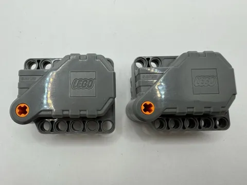 (2) LEGO Technic Pull Back Motor Lot-6x5x3- Dark Bluish Grey
