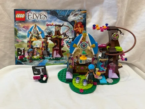 Pre-owned LEGO Set 41173 Elves' Elvendale school of dragons w/ manual